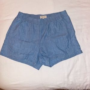 Madewell Chambray Shorts